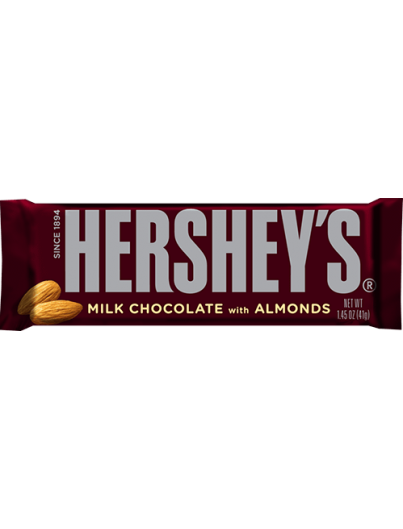 Hershey's Milk Chocolate almond Bar 43g