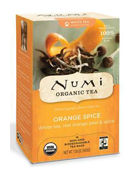 Numi Te White Orange Spice  6/16 ct