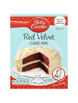 Red Velvet Super Moist Cake Mix 432 gr. Betty Corcker