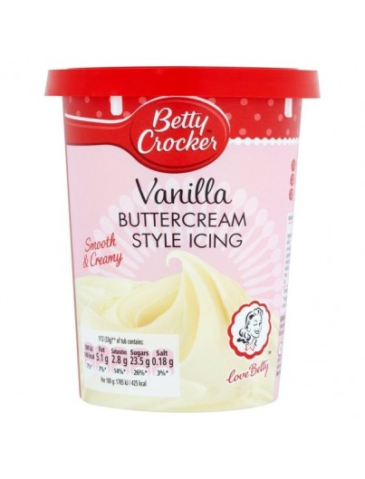 Betty Crocker Vanilla Buttercream Style Icing 400g