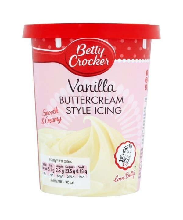 Betty Crocker Vanilla Buttercream Style Icing 400g