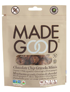 Made Good chocolate chip Muesli Minis 100g Made Good chocolate chip Muesli Minis 100g