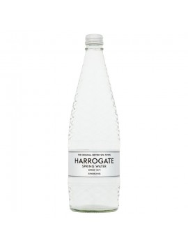 Harrogate Spring Water 750ml Glass Sparkling Flat Cap Harrogate Spring Water 750ml Glass Sparkling Flat Cap