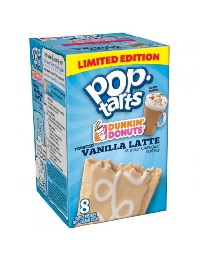 Kellog´s poptarts dunkin donuts vanilla late 399 g