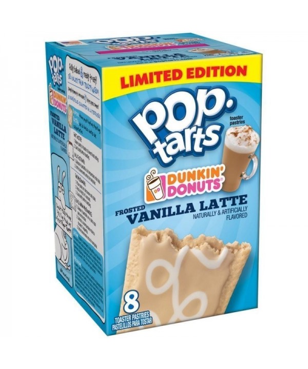 Kellog´s poptarts dunkin donuts vanilla late 399 g
