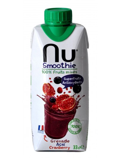 NU Pomegranate Acai Cranberry Smoothie 330 ml NU Pomegranate Acai Cranberry Smoothie 330 ml