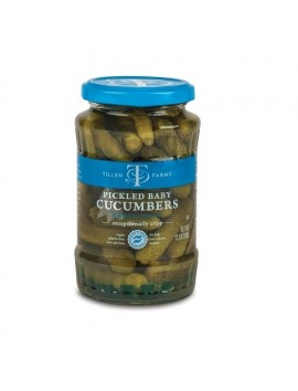 Tillen Farms Pickled baby cucumbers 350 g Tillen Farms Pickled baby cucumbers 350 g