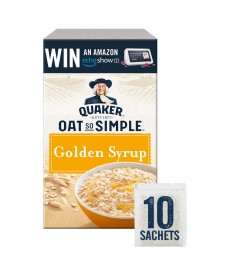 Quaker Oat So Simple Golden Syrup Porridge 10x36g