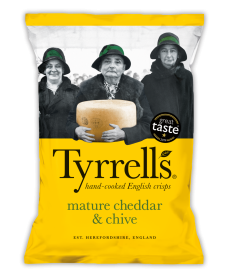 Cheddar & Chives 150 gr. Tyrrell's