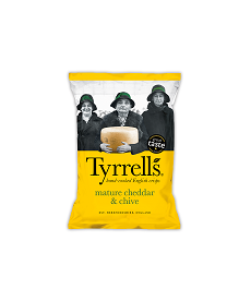 Cheddar & Chives 40 gr. Tyrrell's