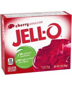 Gelatin cherry flavor 85 gr. Jell-O