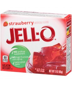 Gelatin strawberry flavor 85 gr. Jell-O