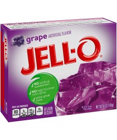 Gelatin grape flavor 85 gr. Jell-O