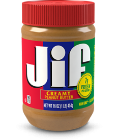 Creamy Peanut Butter 454 gr. Jif