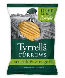 Furrows Sea Salt & Vinegar 150 gr. Tyrrell's