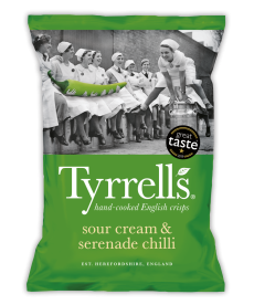 Sour cream & serrenade chilli 150 gr. Tyrrell's