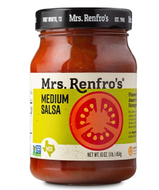 Medium Salsa 454 gr. Mrs. Renfro's