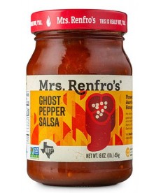 Ghost Pepper salsa 454 gr. Mrs. Renfro's