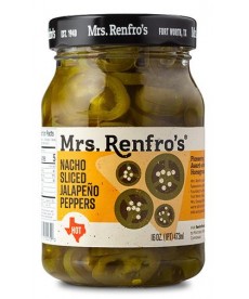 Jalapeño Peppers slice 454 gr. Mrs Renfro's