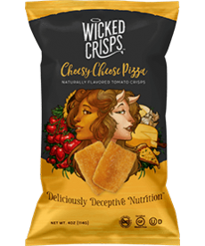 Cheese Pizza Tomato Crisps 114 gr. Wicked Crisps