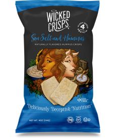 Sea Salt and Hummus Crisps 114 gr. Wicked Crisps