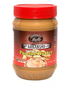 Creamy Peanut Butter 510 gr. Mississippi Belle