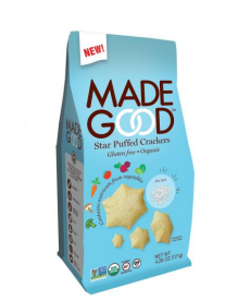 Star Puffed Crackers Organic Sea Salt 121 gr. Made Good