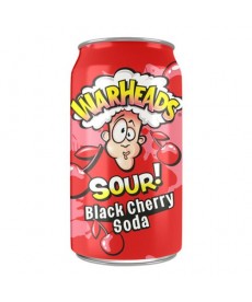 Sour Black Cherry Soda 355 ml. Warheads