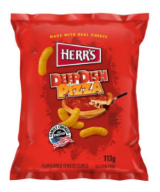 Deep Dish Pizza Cheese Curls 113 gr. Herr's