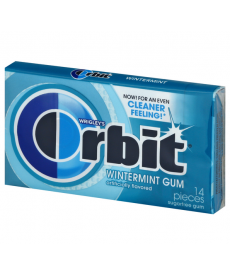 Wintermint Sugar Free Gum 14 pieces. Wrigley´s Orbit
