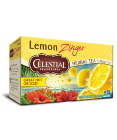 Herb Tea Lemon Zinger. Celestial Seasonings 20 Bags