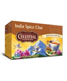 Chai Tea India Spice Black Tea. Celestial Seasonings 20 bags