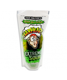 Sour Dill Picke Warheads Extreme Sour. Van Holten's