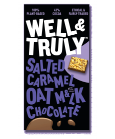 Oat Milk & Chocolate Salted Caramel 90 gr. Well &Trully