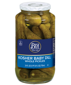 Kosher Baby Dill Whole Pickles 710 ml. Best Yet