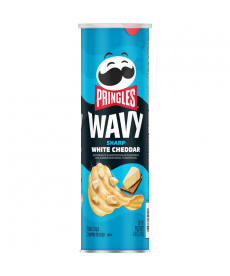 Wavy Sharp white Cheddar 137 gr. Pringles