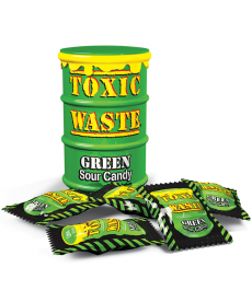 Green Sour candy 42 gr. Toxic Waste