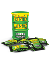 Green Sour candy 42 gr. Toxic Waste