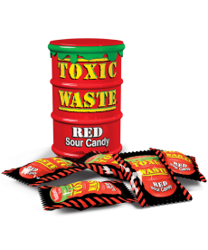 Red Drum Sour Candy 42 gr. Toxic Waste
