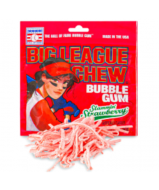 Chew Bubble Gum Slammin Strawberry 60 gr. Big League