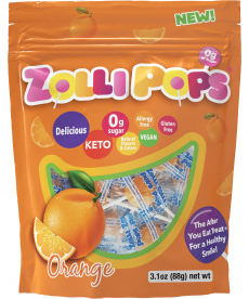 Orange Zero Sugar 88 gr. Zolli Pops