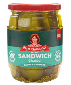 Pickle Sandwich Slices Gherkins 540 gr. Mrs Elswood