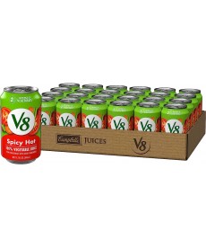 Spicy Hot 100% Vegetable Juice 340ml. V8