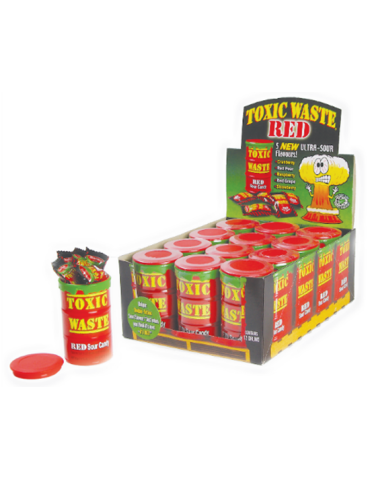 Red Drum Sour Candy 42 gr. Toxic Waste
