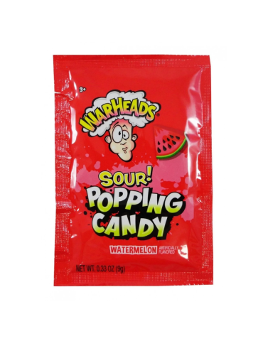 Sour Popping Watermelon Candy 9 gr. Warheads