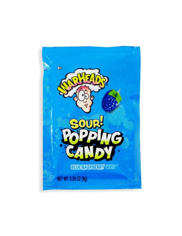Sour Popping Blue Raspberry Candy 9 gr. Warheads