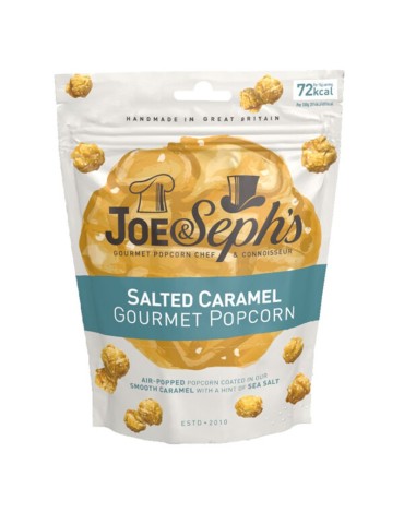 Gourmet Salted Caramel Popcorn 60 gr.  Joe & Seph's