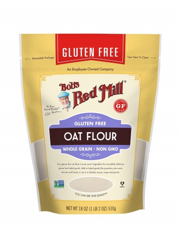 Gluten Free Oat Flour Whole Grain 510 gr. Bobs Red Mill