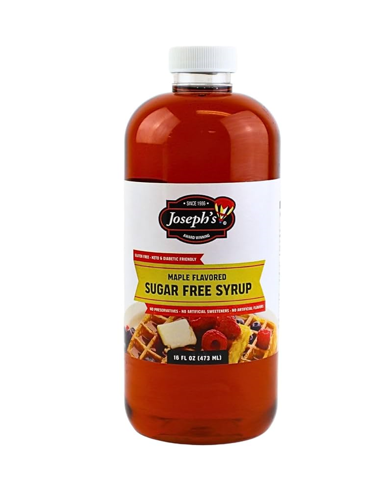 Syrup Sugar Free all Natural Maple 473 ml. Joseph's Sirope