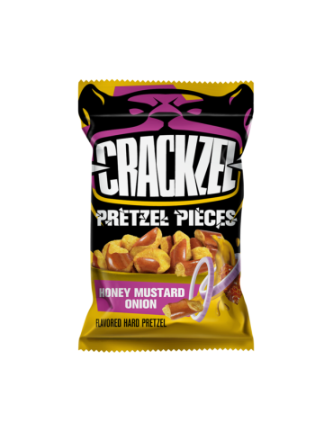 Pretzel Pieces Honey Mustard Onion 85 gr. Crackzel